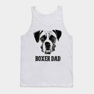 Boxer Dog Dad Tank Top